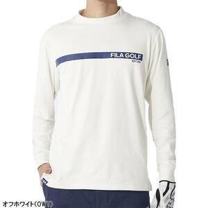 B品★CFA5★秋冬★FILA GOLF★フィラゴルフ★両面起毛モックネック長袖シャツ★L/OWT