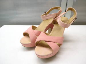 RETRO GIRL/レトロガール■L(24.0cm～24.5cm)■クロス ストラップ コンビ サンダル■PINK/ピンク■#20601MK701_9