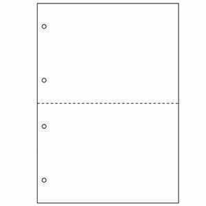 【新品】（まとめ）ヒサゴ マルチプリンタ帳票 撥水紙 A4 白紙 2面 4穴 BPW2003 1冊（50枚） 【×3セット】