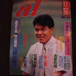 送料込み　プロ野球　ai 1990年 11＋12月号