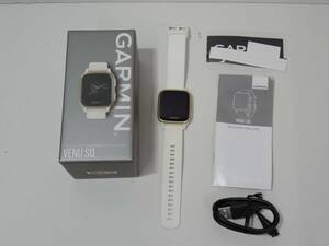 1056725C★ GARMIN VENU SQ ホワイト ガーミン スマートウォッチ