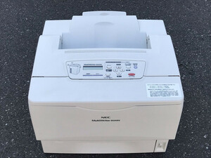 清掃整備済★NEC MultiWriter 8500Nカウント5065枚★両面と使用中純正大容量トナー256MBメモリ有★A3モノクロレーザープリンターPR-L8500N