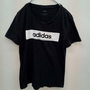 【adidas】アディダス(L)ロゴTシャツ＊トップス＊カットソー＊半袖