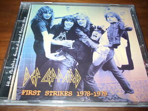 Def Leppard 《 First Strike 78-79 》 ★初期発掘音源集