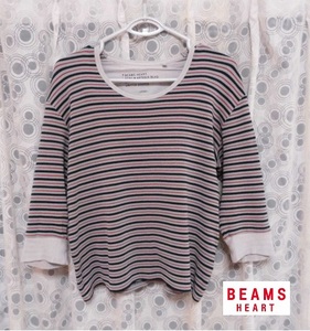 お得♪ 即決有 BEAMS HEART ビームス ボーダー カットソー L 〒250