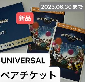 新品　 ユニバーサルスタジオジャパン ペア チケット USJ