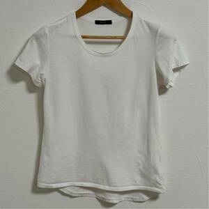 COMME CA ISM　コムサイズム　半袖Ｔシャツ　白　サイズＬ　