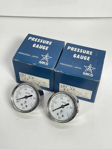 ● 格安出品 プレッシャーゲージ PRESSURE GAUGE 2点 測定器 工具 Ja665