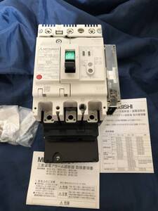 三菱電機　配電盤用プラグイン(BPM)ブレーカ　NF125-ZCV　3P 100A　100・200・500mA切換　ECA-SLT（漏電アラーム付き)