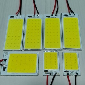 C25 セレナ 超爆光！T10 LED ルームランプ 7点セット COB 全面発光 ホワイト 日産 /c36/24/c18