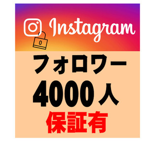 【おまけ instagram インスタグラム フォロワー 4000人】YouTube Tiktok インスタフォロワー　チャンネル登録者数　自動増加ツール 