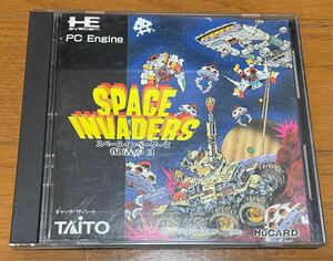  PCエンジン　スペースインベーダーズ　復活の日　Space Investers タイトー　TAITO ケース説明書付　動作確認済　同梱可能　 昭和レトロ