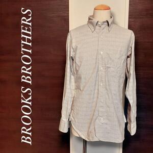 USA製 BDシャツBROOKS BROTHERSチェック柄 オックスフォード