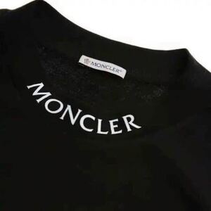 ★入手困難★ 希少モデル 最新作 MONCLER 半袖Tシャツ Ｍ ロゴ モンクレール ブラック ワッペン 国内正規品 入手困難 完売品 激レア