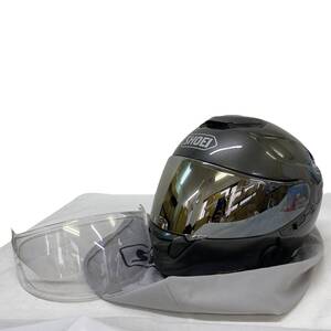 【即決】SHOEI ショウエイ フルフェイスヘルメット GT-AIR アンスラサイトメタリック※ミラーシールド付き グレー系 XLサイズ　 13374-100