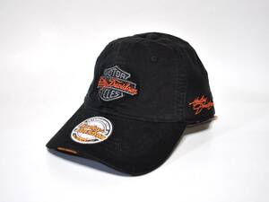 即決 未使用【HARLEY-DAVIDSON】ハーレーダヴィッドソン LOGO CAP ダメージ加工 黒 新古 