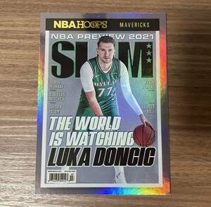 1円スタート！2021-22 Panini hoops luka doncic slam holo silver ホロパラレル　NBAカード　大活躍！　ドンチッチ　決勝戦！MVP