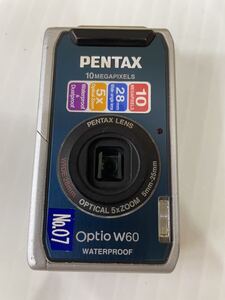 RM9282 PENTAX Optio W60 コンパクト デジタルカメラ 動作未確認 現状品 0916