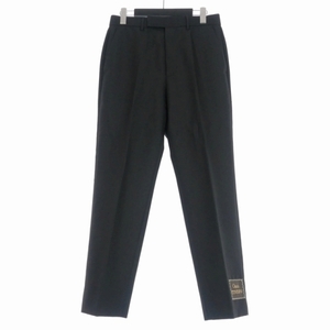 グッチ GUCCI 20SS Logo Plain Pants テーパードパンツ スラックス 44 ブラック 黒 国内正規 623115 メンズ