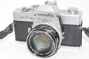 【外観特上級】 MINOLTA SRT101 / 55mm 1:1.7 MC ROKKOR-PF　#u4063