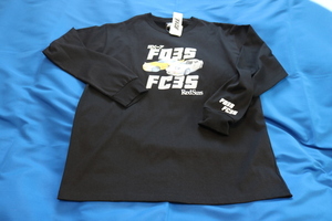 イニシャルD　RX-7　FD3S　FC3S　Red　Suns　長袖Tシャツ　黒　メンズ　3L　ロンT　頭文字D　イニD　大きいサイズ　新品 未使用 