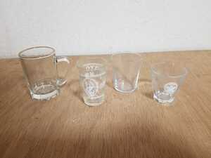 昭和レトロ 古い　ショットグラス　グラス　硝子　古道具