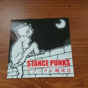 未使用ステッカー◆スタンスパンクス STANCE PUNKS 非売品 シール