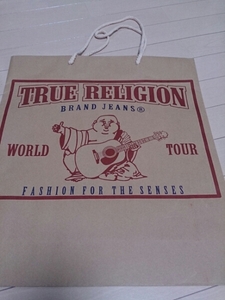 ★トゥルーレリジョン TRUE RELIGION 紙袋 ショッパー袋★