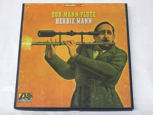 02K502 音楽テープ HERBIE MANN [OUR MANN FLUTE] ハービー・マン 未確認 テープ残少 現状 1点限り 売り切り