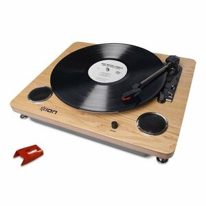 ION AUDIO Archive LP/純正交換針(1個)セット スピーカー搭載 オールインワンUSB レコードプレーヤー ターンテーブル