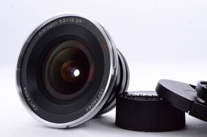 未使用に近い 美品 Carl Zeiss カールツァイス Distagon T* 18mm F3.5 ZF MF レンズ Nikon ニコン用