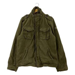 Abercrombie&Fitch アバクロンビーアンドフィッチ ミリタリージャケット sizeL/カーキ