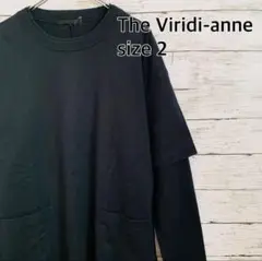 The Viridi-anne ザ ヴィリジアン 長袖Tシャツ　ブラック