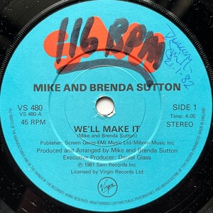 【試聴 7inch】Mike And Brenda Sutton / We