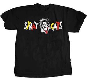 ★ストレイ キャッツ Tシャツ Stray Cats ロゴ - S 正規品 rockabilly brian setzer