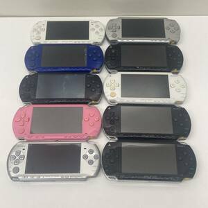 1円〜 通電確認済 PSP まとめ売り 大量 計10台 PSP-1000 PSP-2000 PSP-3000 SONY ソニー ゲーム機本体 現状品 中古