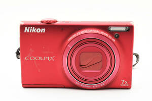 ★訳あり大特価★NIKON ニコン COOLPIX S6100 ニコン クールピクス レッド #1508LL212