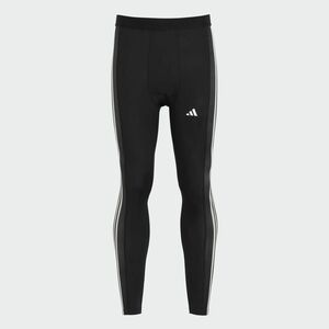 ●送料390円可能商品 アディダス adidas メンズ テックフィット 3ストライプス ロングタイツ タイツ レギンス 黒 [HD3530-L]四 弐★QWER