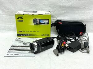 1円〜 JVC GZ-E265 Everio ハイビジョンメモリームービー ビデオカメラ 通電確認 映像機器 付属品 まとめ KONICA MINOLTA HD LENS デジカメ