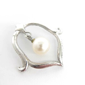 ◆MIKIMOTO ミキモト ペンダントトップ◆ シルバーカラー シルバー 一粒パール レディース accessory アクセサリー