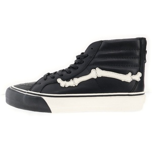 ヴァンズ ×Blends Sk8-Hi Reissue Zip LX Bones Black ブレンズ スケートハイ ボーンズ スニーカー ブラック 日本未発売 US9.5/27.5cm