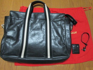 ＢＡＬＬＹ　レザー　革製　ビジネスバック　鍵付き　オリジナル保存袋付き