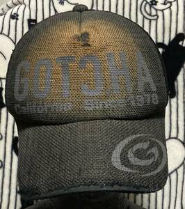 訳あり超かっこいいダメージ仕様キャップ[GOTCHA ガッチャ]麻使用のメッシュスナップバック/帽子CAP/フリーサイズ/ユニセックス仕様♪