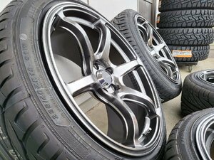 トヨタ 86 スバル BRZ 18インチ Acht-6 アハト6 新品タイヤホイール4本セット!! KENDA KR20 F 225/40R18 R 235/40R18