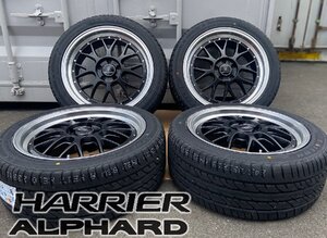 新品 19インチ タイヤホイール アルファード ヴェルファイア ハリアー RAV4 アウトランダー BD00 特選タイヤ 245/40R19 8.5J +35 114.3-5H