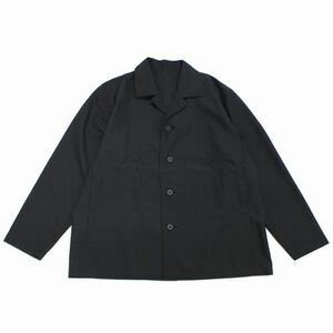 HOMME PLISSE ISSEY MIYAKE オム プリッセ イッセイ ミヤケ 21SS LIGHT COAT ライトコートオープンカラーシャツ 2 ブラック