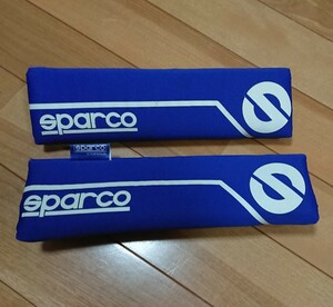 SPARCO シートベルトカバー ショルダーパッド 色：ブルー