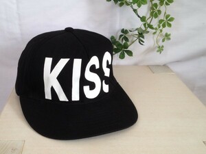 ★KISS★黒のキャップ★