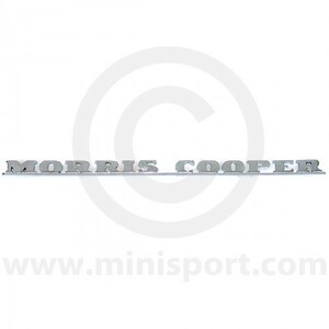 ローバーミニ　モーリスクーパー　MORRIS COOPER　ブーツバッジ　24A24　kenz