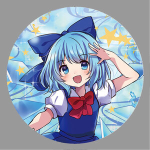 東方project「チルノ11-2」ビッグ缶バッジ　-ぱいそんきっど- 東方缶バッジ